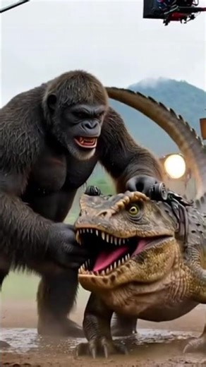 Behind the Scenes: Giant Monsters Come to Life 🎬🦍🦖