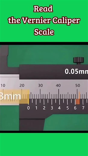 Read the Vernier Caliper Scala