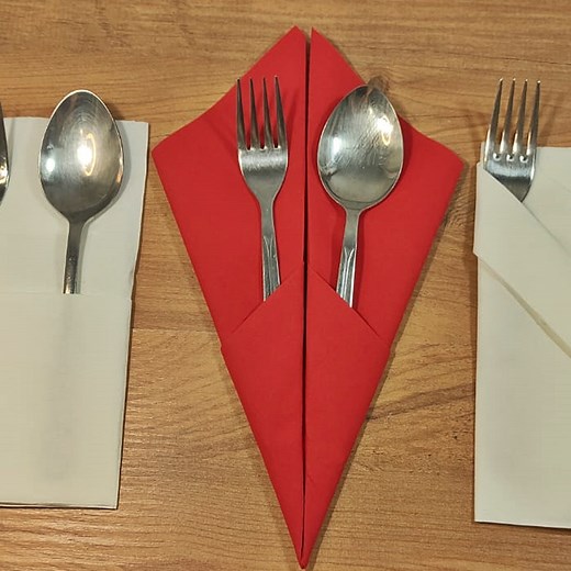 5.7K views · 190 reactions | Paper Napkin Presentations 1 | Napkin Folding Techniques | Stylish Napkin Presentations | Practical Touches | Knitting Hobby | Facebook