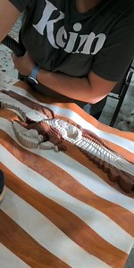 Large padauk and maple with eagle. One of my favorites. | Rush Woodworks