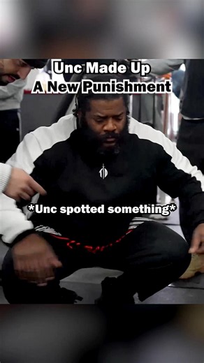 Unc made a new punishment #shorts