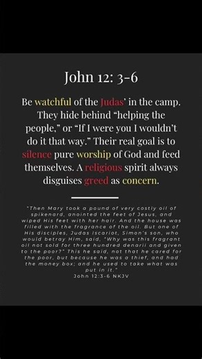 The Religious Spirit EXPOSED: Judas vs. Mary’s Worship