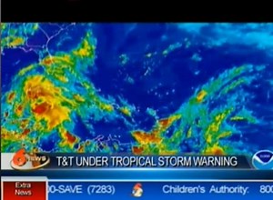 Trinidad and Tobago is under Tropical Storm Warning. Stay tuned to TV6 and Trinidad and Tobago Meteorological Service for updates | CCN TV6: Trinidad and Tobago