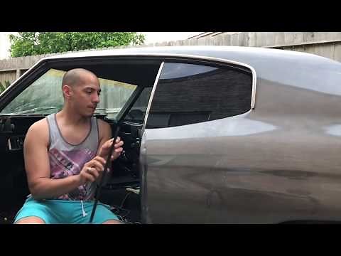 How to replace quarter window molding in a 1970 Chevelle