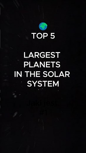 Largest Planets in the Solar System - Top 5🪐 #largestplanets