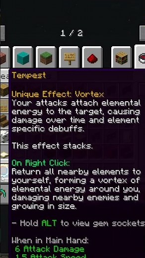 CÓMO FUNCIONA el EFECTO VORTEX en MINECRAFT con SIMPLY SWORDS