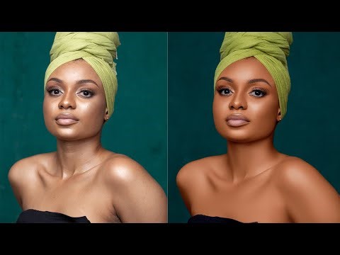 Skin Retouching and Color Grading in 10 minutes