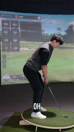 Golf Simulator Secrets: Club Up or Slope Shoot? #shorts