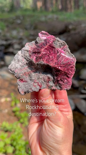 If you could go rock collecting anywhere in the world….where would you choose? ✨ #rockcollection