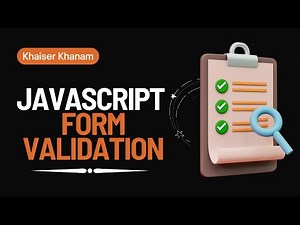 Complete JavaScript Validation Tutorial #javascript #webdevelopment