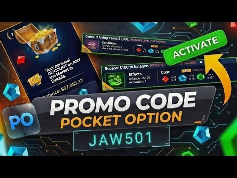 PROMO CODE POCKET OPTION . BONUS 60% . START TRENDING ON ROCKET OPTION