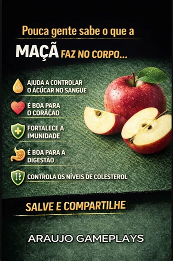 beneficios da maça em nosso corpo