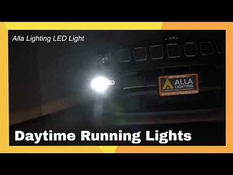 2018~2022 Jeep Compass Daytime Running Lights | Install LED DRL Bulb