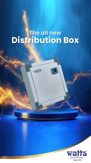 Watts Electricals on Instagram: "Upgrade your power management with the all-new Watts Distribution Box. Engineered for organized wiring and maximum protection, it’s the smart choice for modern interiors. Since 1979, we’ve been bringing you control you can trust. Experience the difference. #WattsElectricals #DistributionBox #ElectricalSafety #HomeSafety #PowerDistribution #SmartProtection #SafeHome #ElectricalSolutions #ModernHomes #UpgradeYourHome #DurableDesign #SmartHomeIndia"