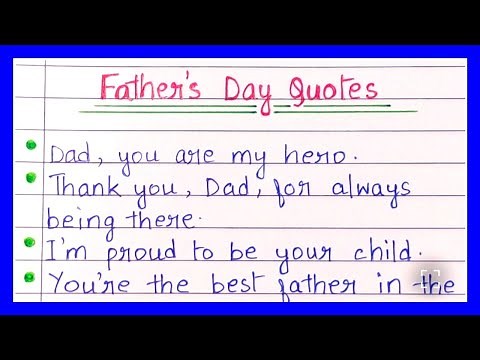 Top 20 Heartwarming Father's Day Quotes | Tribute to All Amazing Dads 💙