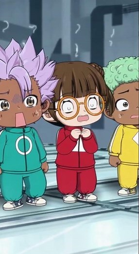 Chibi Squid Game: Glass Bridge 💥 Magic Balloon & Victory! | Cute Animation