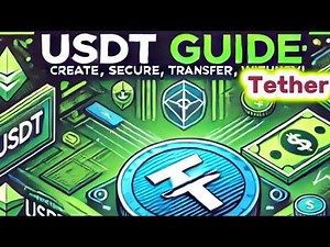 ULTIMATE GUIDE to Create a USDT Account | Secure Your USDT | Transfer & Withdraw USDT Explained"