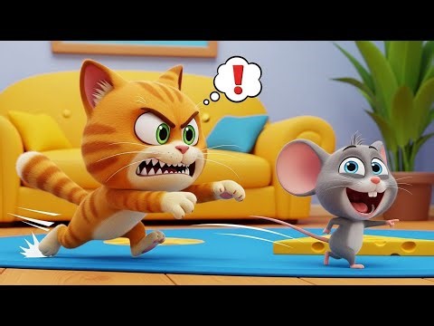 Billi Chuha Cartoon 🐱🐭 | Funny Cat and Mouse Animation Parody