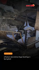 725 reactions · 67 shares | eThekwini demolishes illegal dwellings in Springfield The eThekwini Municipality recently carried out the demolition of several dwellings erected along Glade Road in Springfield, which had been identified as illegally built extensions of the existing informal settlement in the area. #Domolition #LandUseDebate #LandInvasion #eThekwiniMunicipality #InformalSettlement | Rising Sun Chatsworth | Facebook