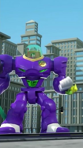 Batman Jumps in the Mech Suit! #shorts