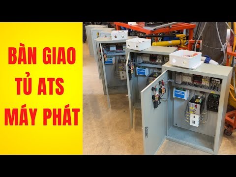 Bàn giao lô tủ Tủ ATS 3P tự động chuyển nguồn & đề nổ máy phát sạc bù vỏ 50x70 | Tủ điện DITICO