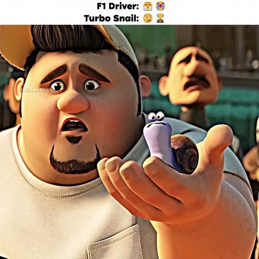Turbo Snail vs. a Psycho F1 Driver! 🐌🏆 #shorts #cartoon
