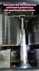 Precision Thread Forming on Large Bolts Using Two Dies.