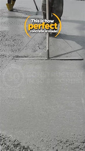 Why does this CONCRETE look so PERFECT ? #shorts