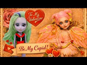 I MADE AN ADORABLE CUPID DOLL FOR THE VALENTINE'S DAY / Doll Repaint by Poppen Atelier