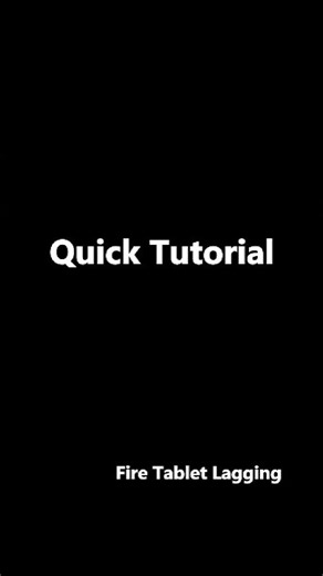Fire Tablet — Fix Screen Freezing or Lagging #grillbyte #techhelp