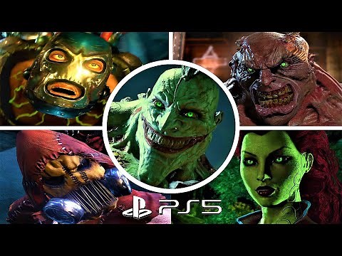 BATMAN ARKHAM ASYLUM PS5 ► All Bosses & Ending [NO DAMAGE / MAX DIFFICULTY]