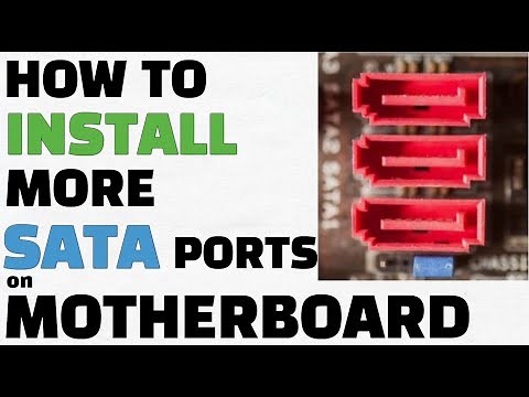 Install more SATA ports on a Computer
