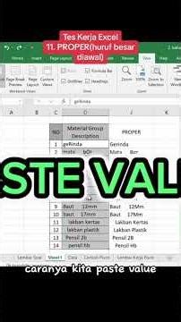 Excel Formulas for Admin, PROPER