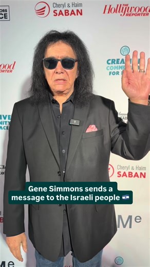187K views · 16K reactions | Gene Simmons sends an inspiring message to the people of Israel at our Ambassadors for Peace gala.  | Creative Community for Peace - CCFP | Facebook