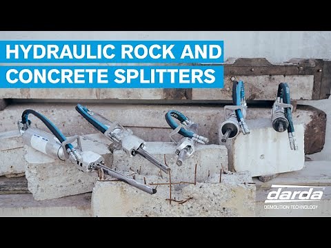 DARDA - HYDRAULIC ROCK AND CONCRETE SPLITTER