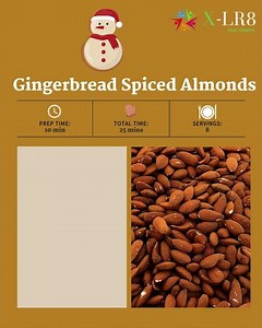 Gingerbread Spiced Almonds