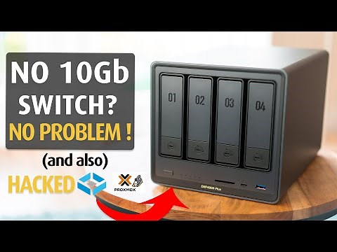 The BEST 10Gb NAS Network Design I've SEEN! - UGREEN NAS DXP4800 Plus