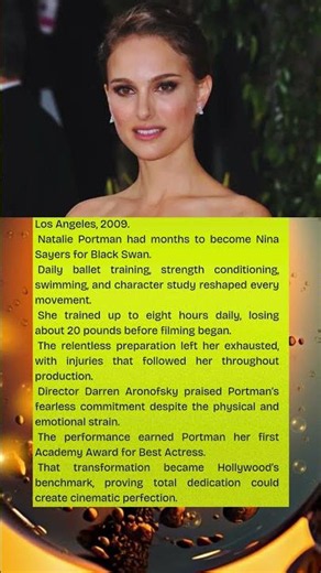 Natalie Portman’s Black Swan Transformation Was Painfully Real 😳