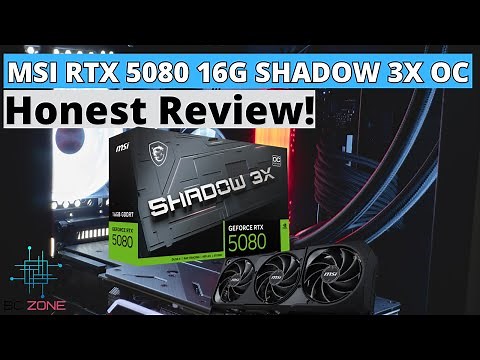 🔎 MSI GeForce RTX 5080 16G SHADOW 3X OC Review ✅