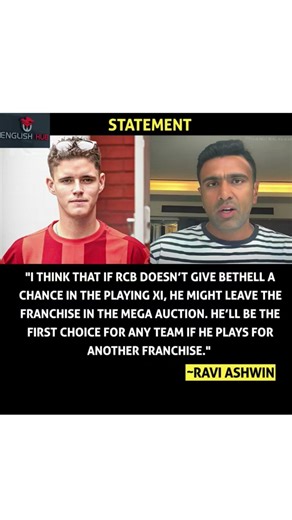 ashwin statement😮#viral #ipl #trending