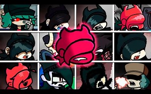 [FNF]不同角色唱Animal