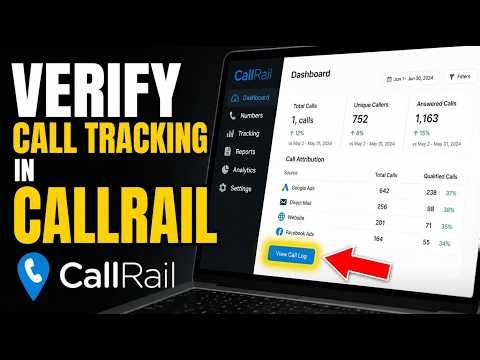 How to verify call tracking in CallRail for ROI - Step By Step