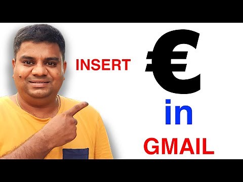 How to type Euro Symbol in Gmail - [ € ]