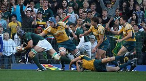 🏆2009 Tri Nations: Game 4 🧮 Final score: 🇿🇦 Springboks 29-17 Wallabies 🇦🇺 ⏳ Half-time: 🇿🇦 Springboks 23-10 Wallabies 🇦🇺 👥 Attendance: 48 397 🏅 Man of the match: Victor Matfield | Mr. Rugby