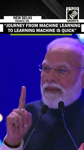 “Journey from machine learning to learning machine is quick”, PM Modi at India AI Impact Summit