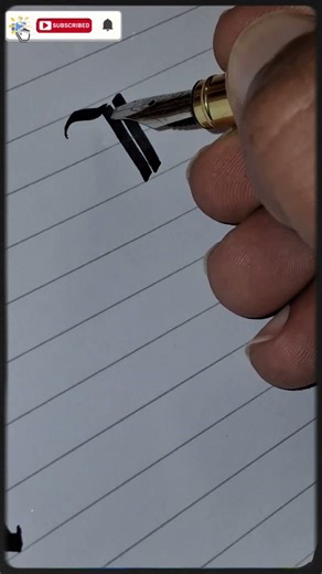 How to write alphabet "J" in Gothic calligraphy #calligraphy #handwriting #gothic