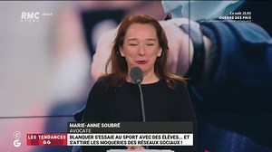 Jean-Michel Blanquer s'essaie au sport avec des élèves ! "L'image est sympa et en ce moment on a besoin de rigoler !" @soubremarieanne #GGRMC | Grandes Gueules RMC