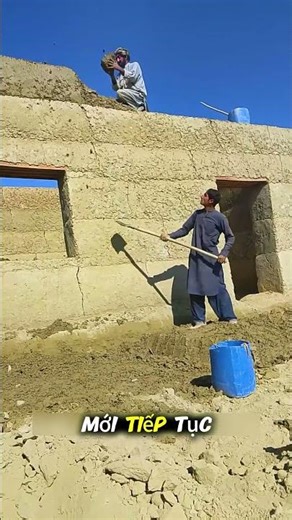 How Pakistanis build durable mud houses #short