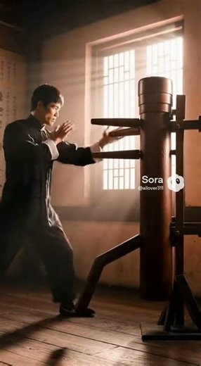 Bruce demonstrates wing tsun kuen section 15