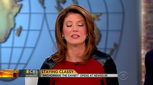 New exhibit centers on fictional, but legendary news anchors Ron Burgundy and Veronica Corningstone from the movie "Anchorman: The Legend of Ron Burgundy."